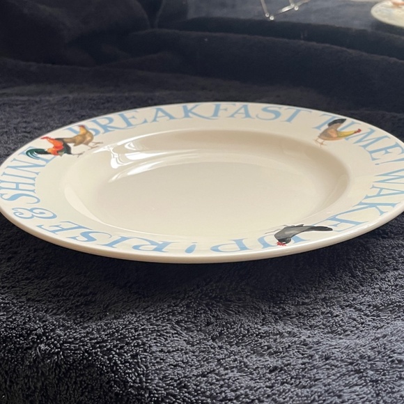 Emma Bridgewater Hen & Toast Rise & Shine Breakfast Dinner Large Plate 10 3/4" - Picture 4 of 9